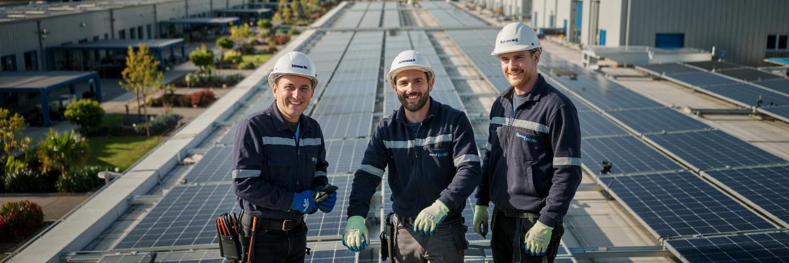 PV Anlage Montage Industrie